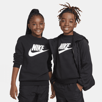 Nike Sportswear Club Fleece Big Kids' Sweatshirt. Nike.com